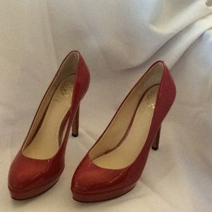 Deep red Platform shoes